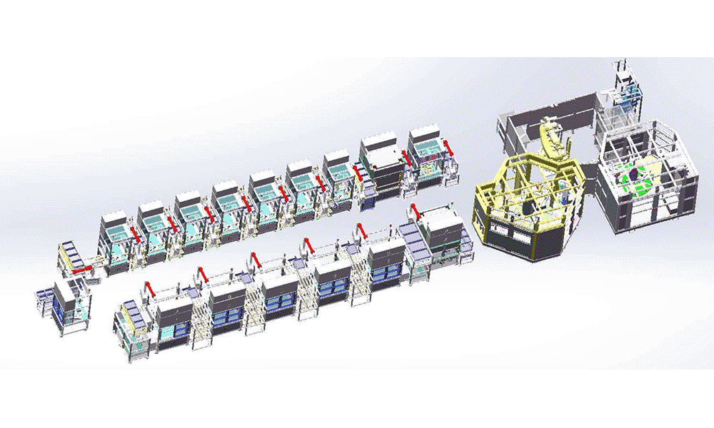 Turbocharger Assembly and Test Line