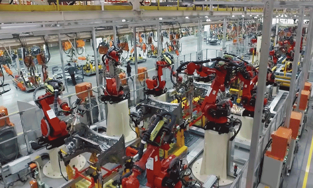 Automotive Welding Assembly Line