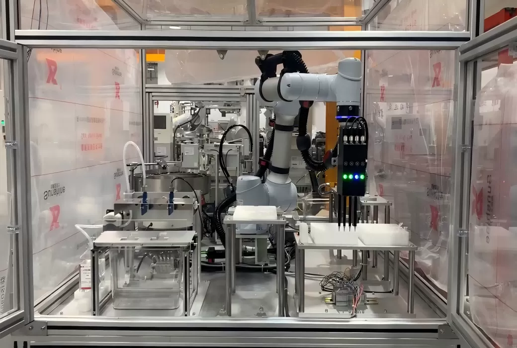 芯片试剂滴液反应自动化解决方案