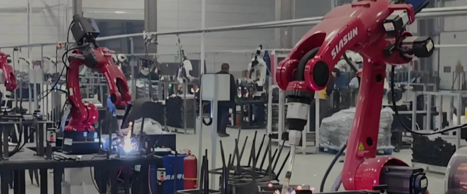 铁艺家具薄板超低飞溅焊接工作站