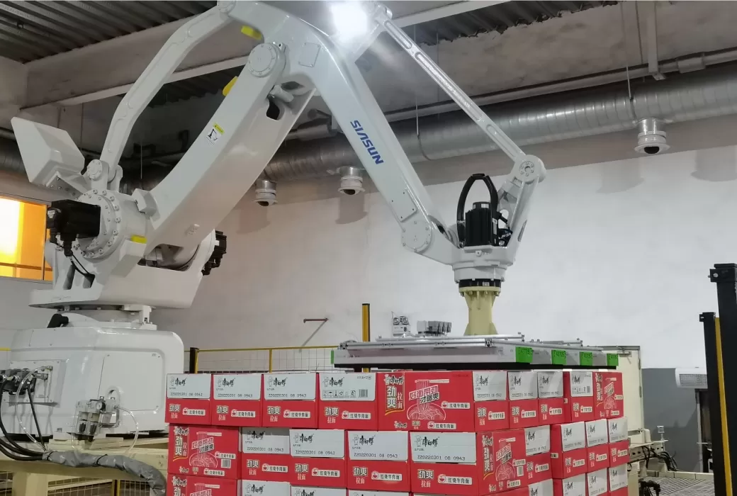 食品箱体拆、码垛工作站