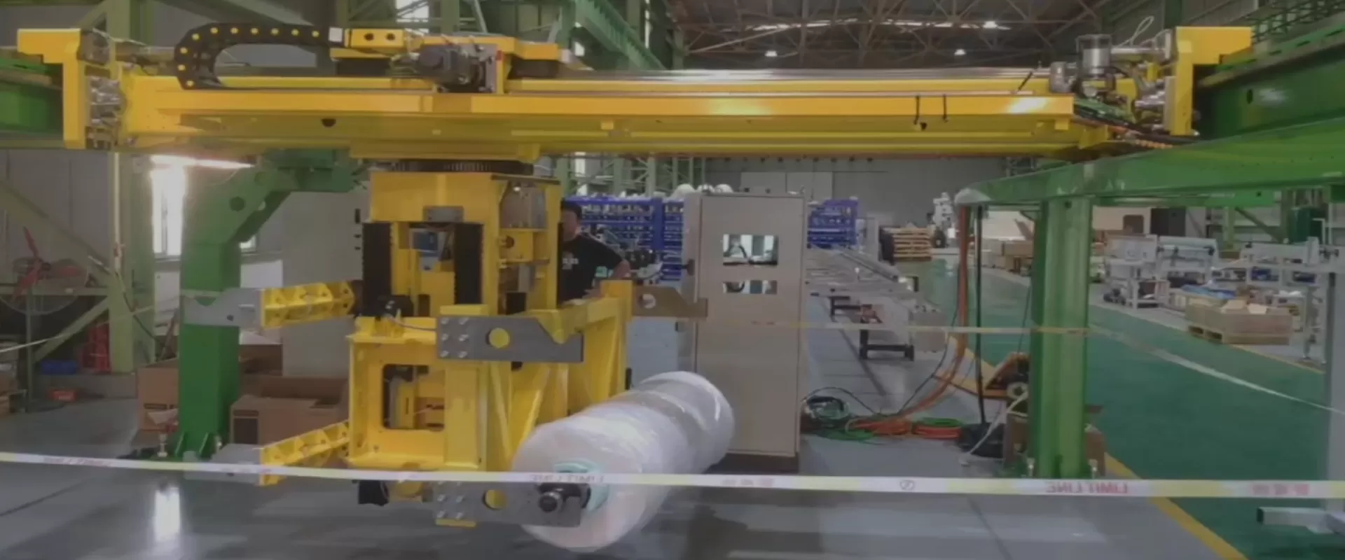 防爆桁架搬运码垛自动化线