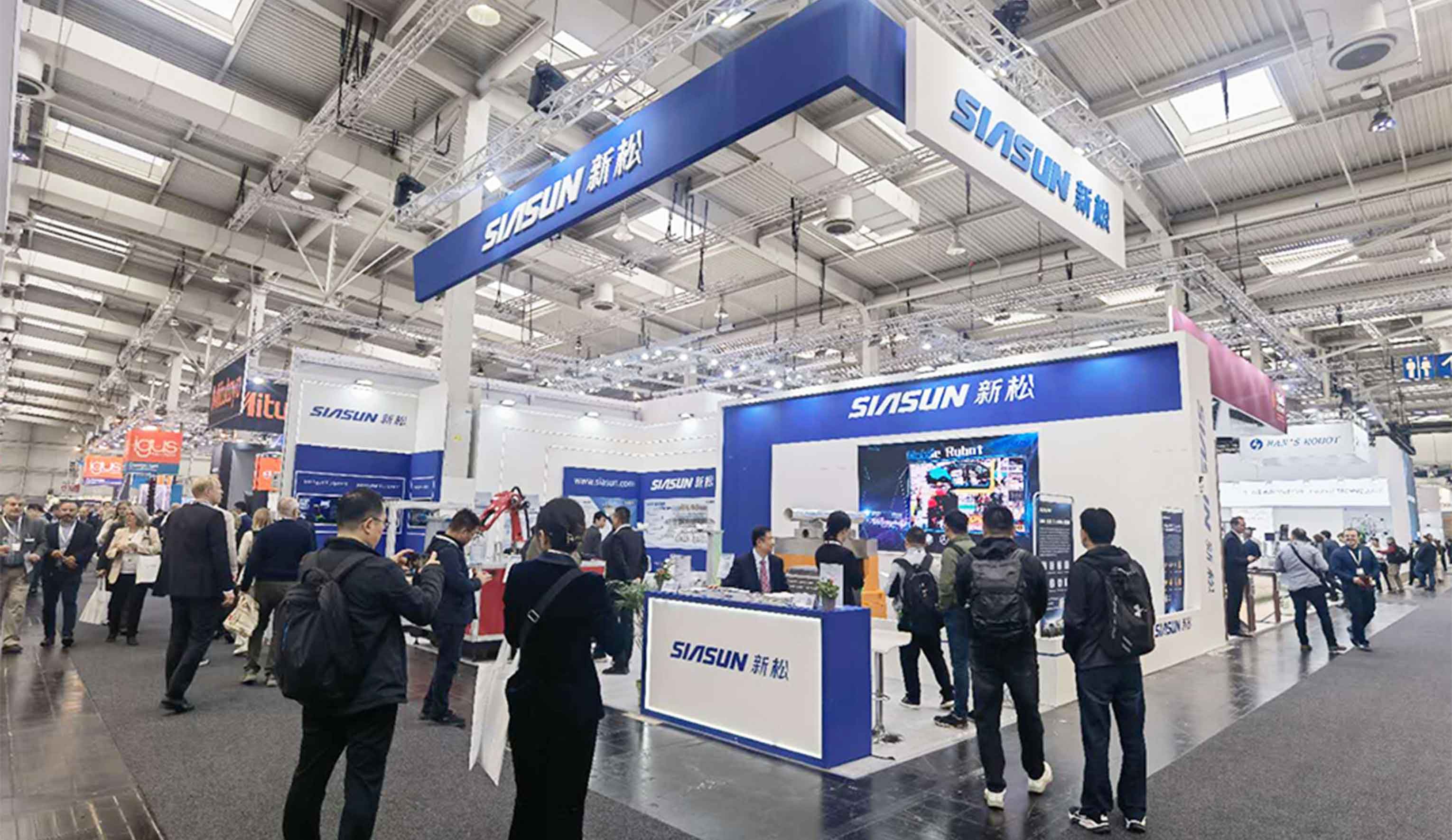 蓝狮娱乐盛装亮相德国汉诺威工博会