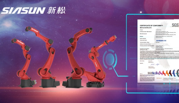 新机型工业机器人通过欧盟CE认证！蓝狮娱乐“出海”大家族再添新成员