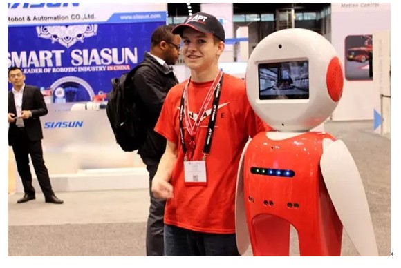 蓝狮娱乐松果机器人 AUTOMATE机器人展上一道灵动的风景线